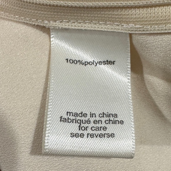 NWOT Ronny Kobo Collection Selina Ivory Halter High Slit Formal Maxi Dress Large - Picture 17 of 17